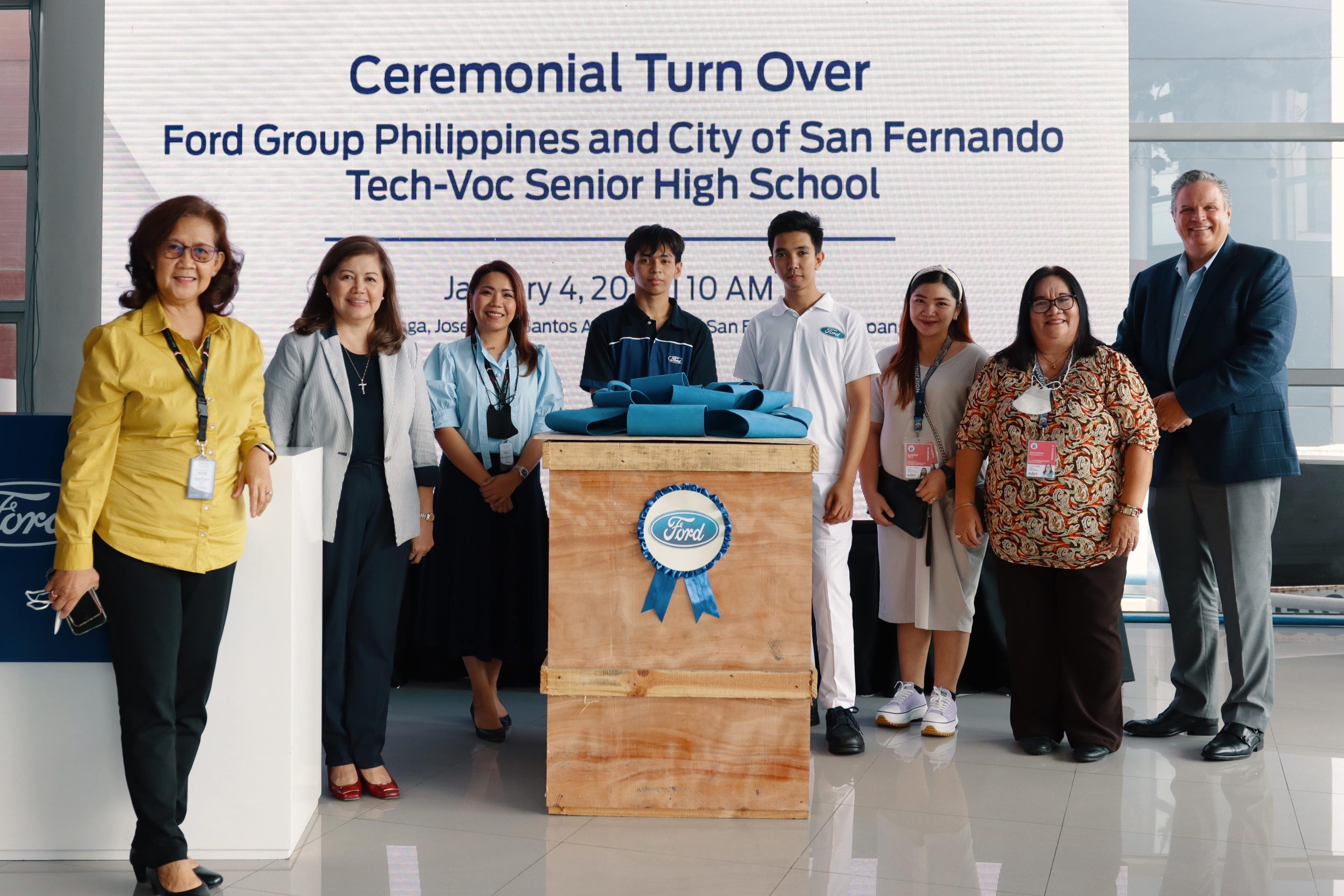 Ceremonial Turn Over Ford Philippines and City of San Fernando Tech-Voc Senior High School